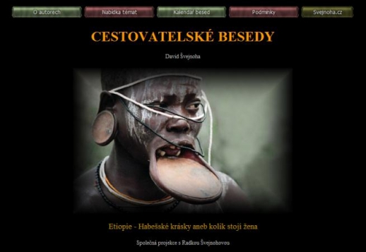 Web cestovatele Davida Švejnohy – www.svejnoha.cz